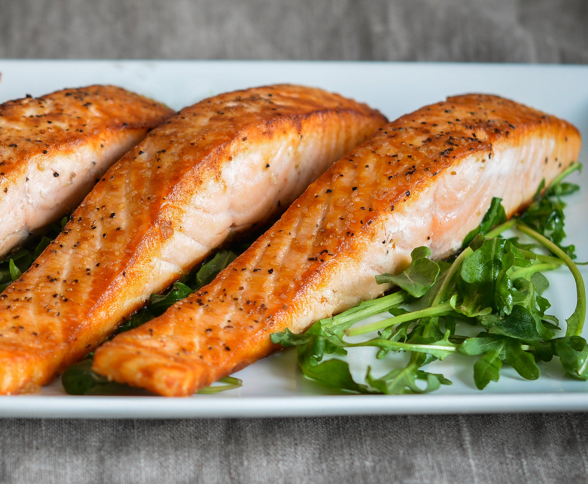 Grilled salmon